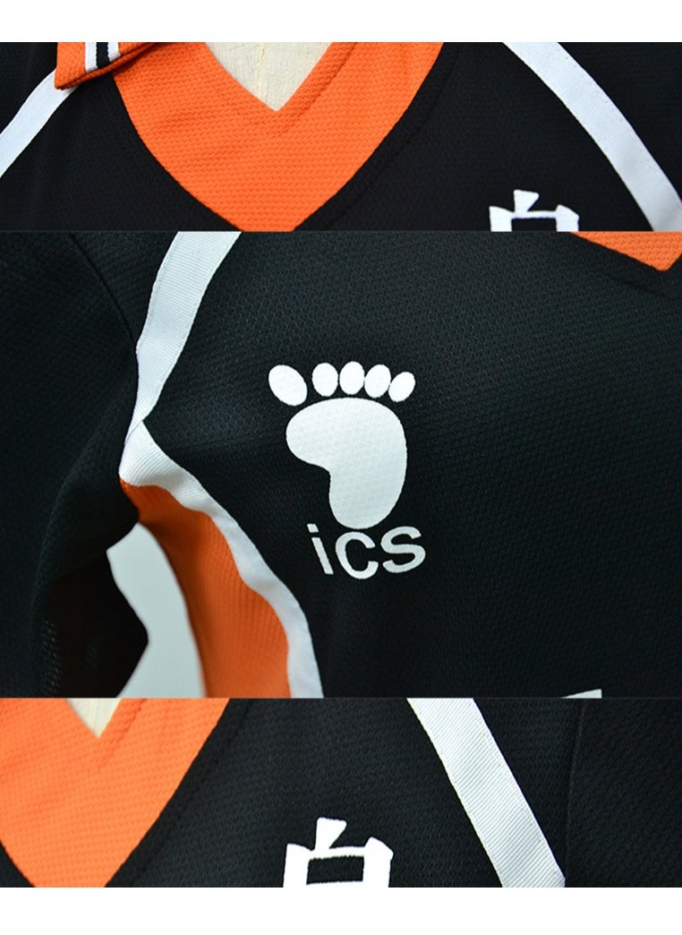 Generic - 2 Piece Set Haikyuu Costumes Volleyball Teenager Suit Cosplay Sports Training Suit - Image 1