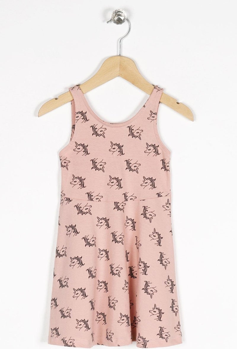 Zepkids Unicorn Print Dress  - Image 4