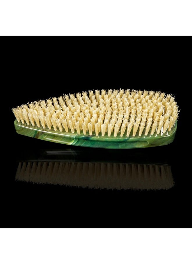 TORINO PRO WAVE BRUSHES BY BRUSH KING - Torino Pro Wave Brush 247 Soft Pointy Palm Shower Brush Great For Laying Down 360 Waves - Image 1
