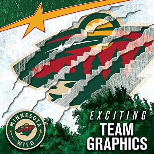 Franklin Sports NHL Minnesota Wild Team Logo Mini Hockey Goalie Mask with Case - Collectible Goalie Mask with Official NHL Logos and Colors - Image 5