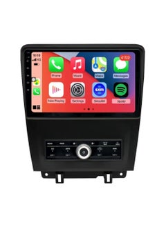 SHEZA STAR Android Car Stereo for Ford Mustang 2010 To 2014 6GB RAM 128GB ROM Support SIM Card, Apple Carplay, Mirror-Link Wi-Fi BT, Radio GPS Navigation, 10 Inch IPS Touch Screen with Backup Camera Included  - Image 1
