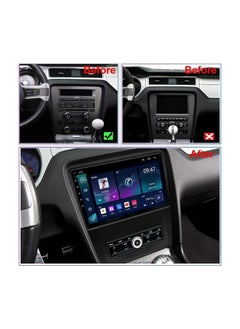 SHEZA STAR Android Car Stereo for Ford Mustang 2010 To 2014 6GB RAM 128GB ROM Support SIM Card, Apple Carplay, Mirror-Link Wi-Fi BT, Radio GPS Navigation, 10 Inch IPS Touch Screen with Backup Camera Included  - Image 2
