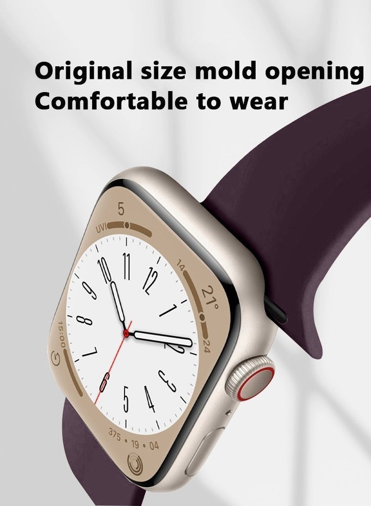 Apple Watchband 42MM/44MM/45MM/49MM Silicone Strap for Apple Watch All Series Crimson Cherry - view 2