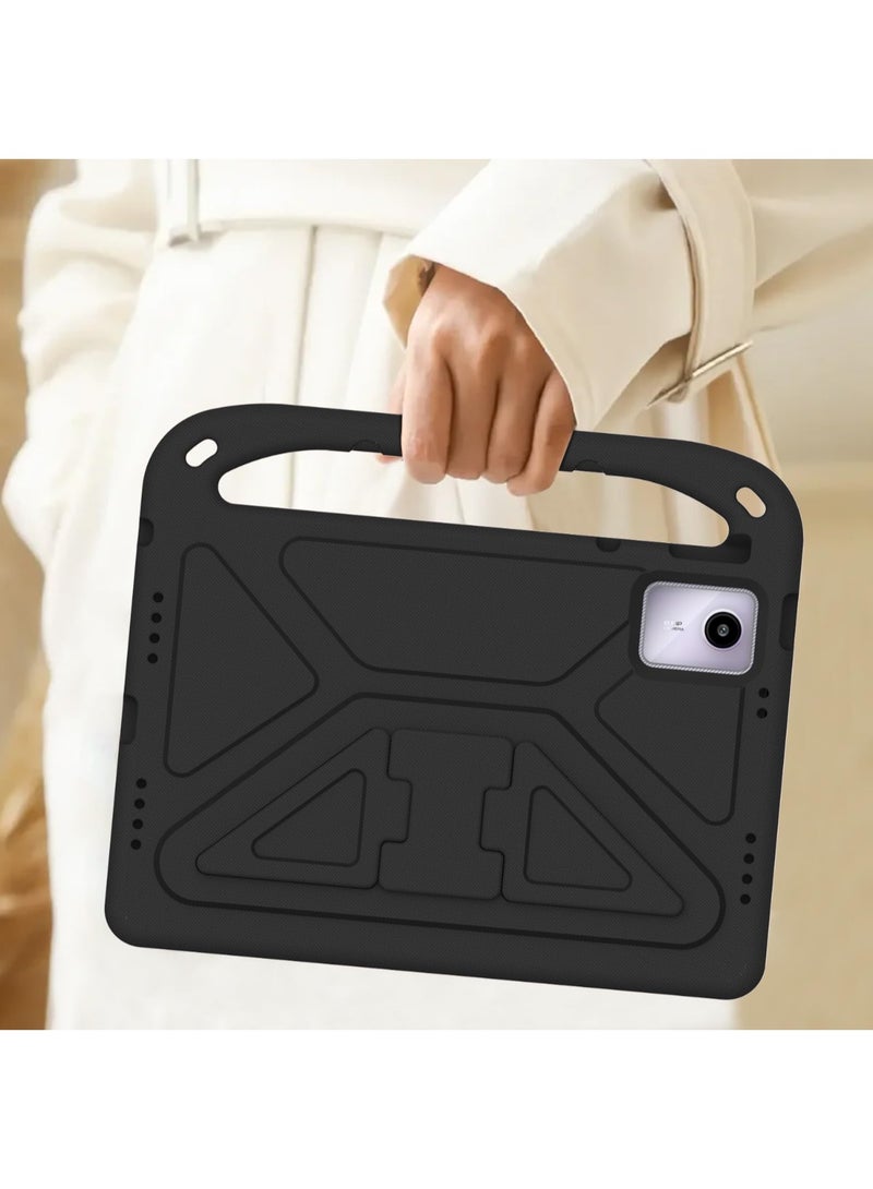 Cover for Lenovo Tab M11 2023 TB-330FU TB-330XU/Lenovo Xiaoxin Pad 2024 TB-331FC 11 Inch Tablet Case for Kids Durable Lightweight EVA Shockproof Protective Handle Stand Cover (Black) - Image 5