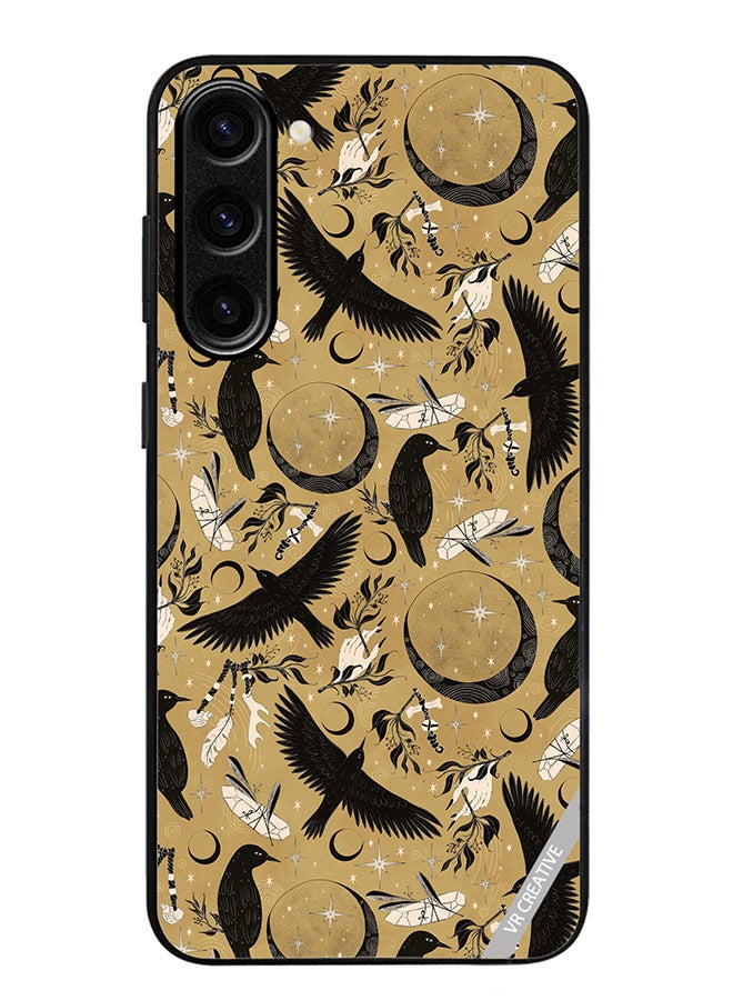 VR CREATIVE Protective Case Cover For Samsung Galaxy S24 Plus Bird Catcher Design Multicolour - Image 1