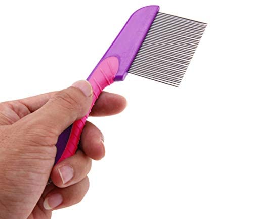 URBANMAC Long Handle New Lice Treatment Comb for Head Lice/Nit Lice Egg Removal Stainless steel Long Teeth For Men Women - Color May Vary - Image 5