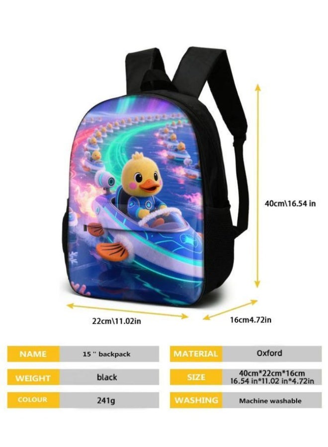 Bright Li Fire Backpacks + handbags + stationery bags | Back-to-school season/festival gifts | Cartoon bag three-piece set, easy to deal with various occasions (available for students, children, friends outings, mountain climbing, school, etc.) - 19 - Image 5