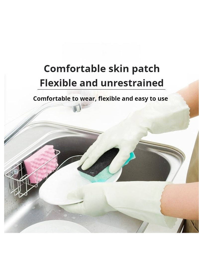 SHOWA SHOWA dishwashing gloves imported from Japan | waterproof and non-slip | durable and wear-resistant | acid and alkali resistant | protect the skin of hands  - Image 4