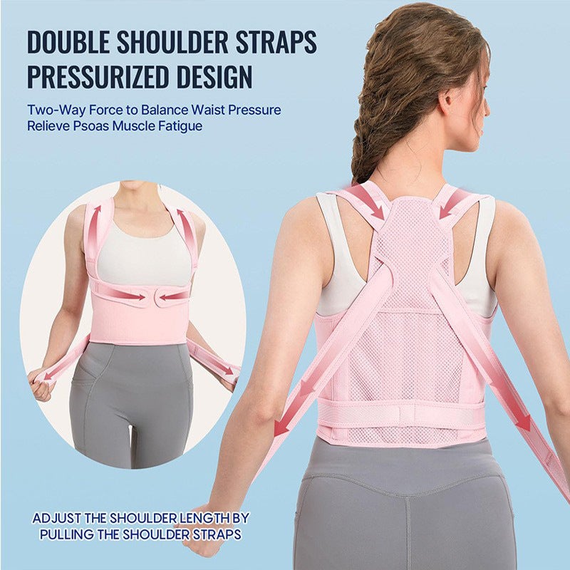Writing Posture Corrector For Adults, Men And Women, Shoulder Opening And Back Stretching Posture Correction Belt, Back Correction Tool, Anti-Hunchback Correction Belt - Image 3
