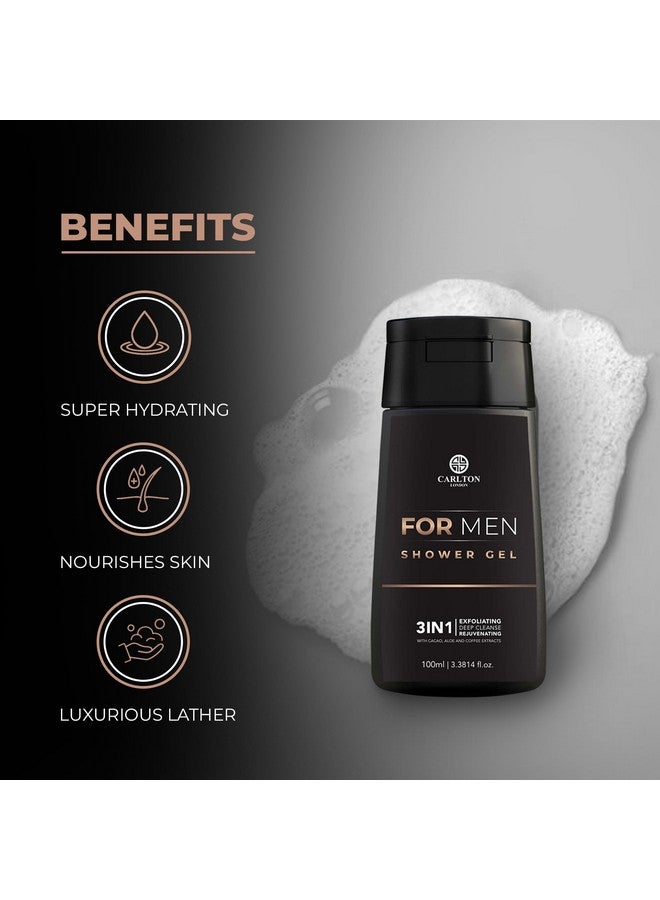 CARLTON London Men Shower Gel - 100Ml I Crafted For The Modern Men And Leaving Your Skin Feeling Renewed Body Wash I Best For Men And Boys - Image 3