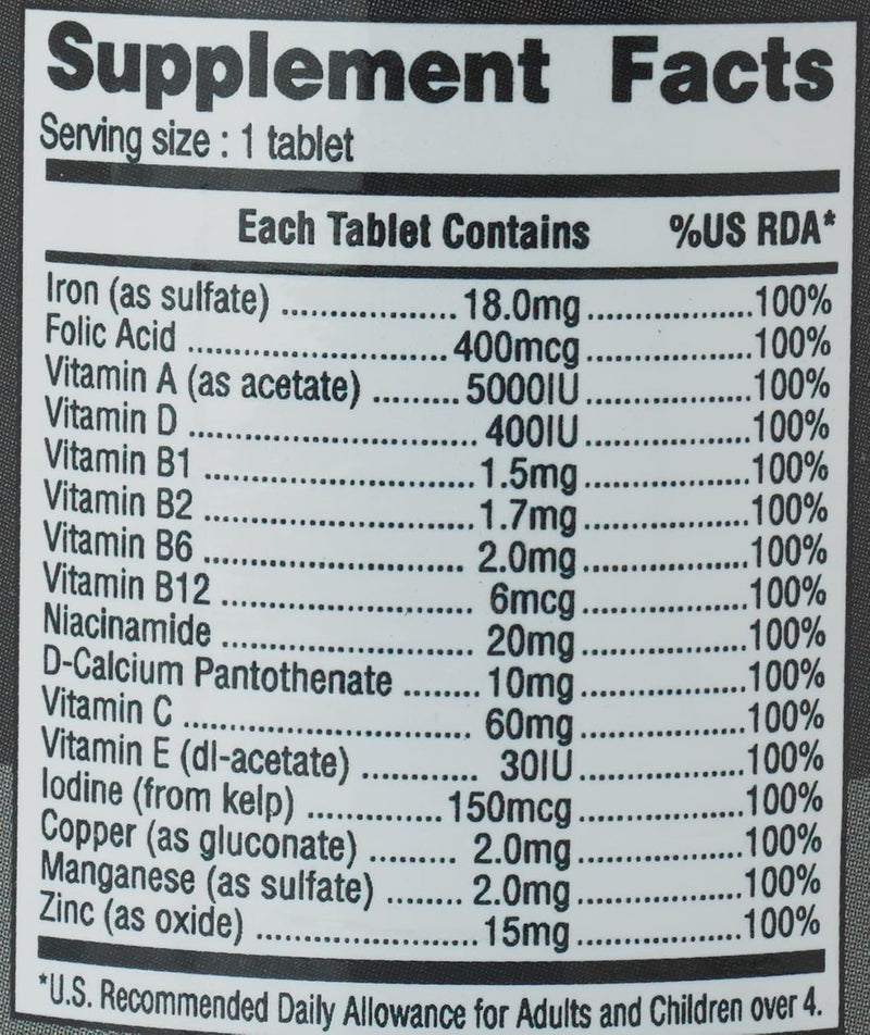 Ferrovit Dietary Supplement Capsules - 30 Tablets - Image 3