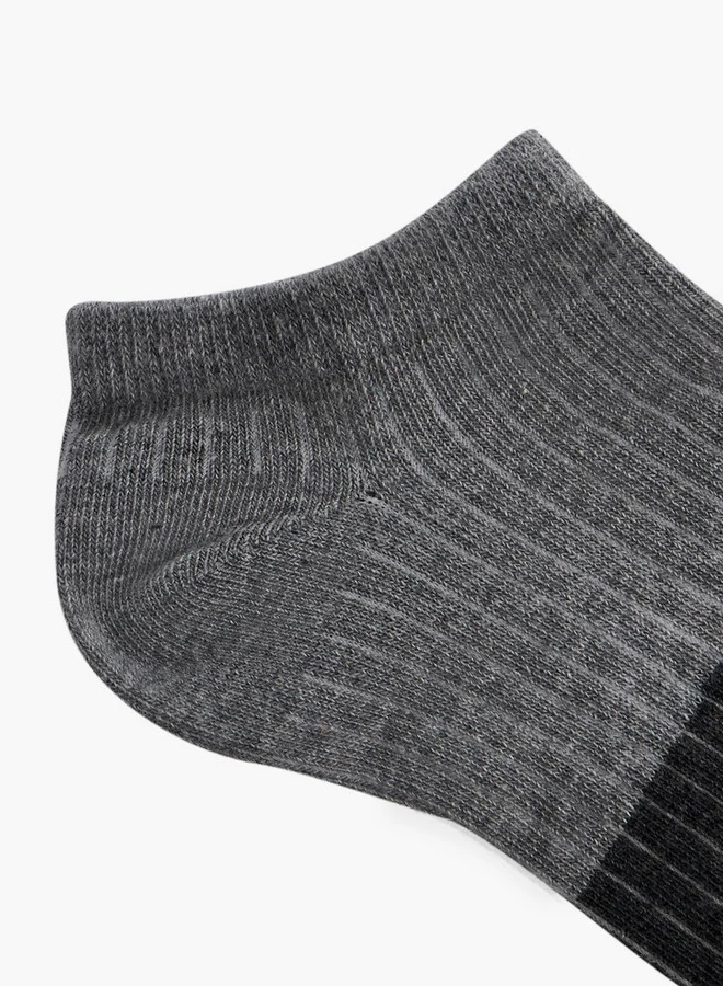 DUCHINI  Textured Ankle Length Socks - Set of 5 for Men | Best Price UAE