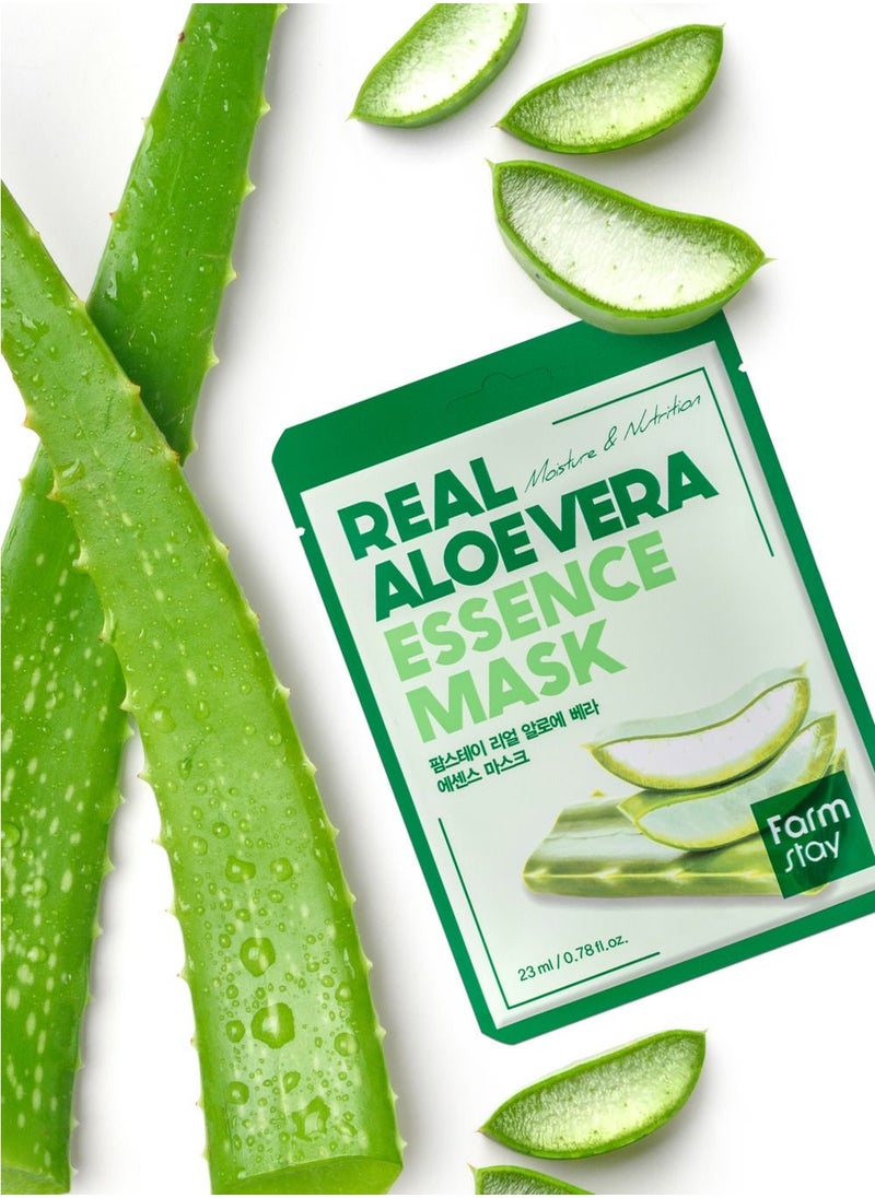 Farm Stay - Real Aloe Vera Essence Mask Sheet 23ml - Image 1