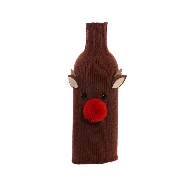 The Decor Wick The Dcor Wick Christmas Santa Wine Bottle Cover  - Image 4