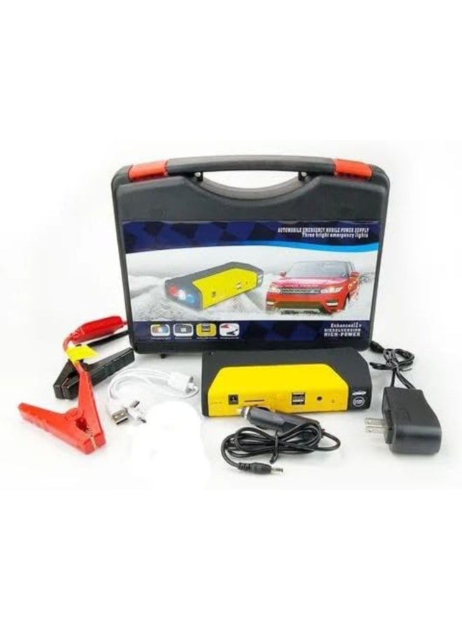 Heavy-Duty Car Jump Starter - Powerful Emergency Power Supply for SUV & Truck Engines - Easy to Use & Portable Battery Charger - Must-Have for Travel - Image 1