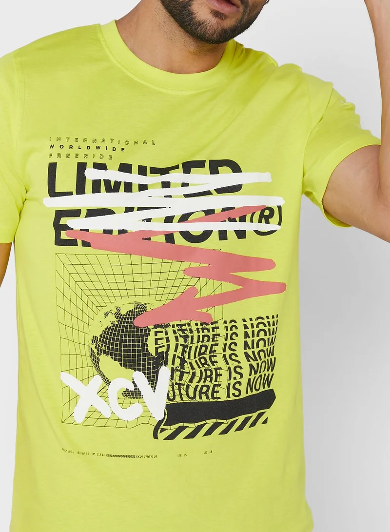 Seventy Five 2 Pack Printed T Shirts