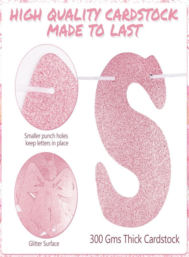 THAWAY 10th Birthday Decorations for Girl, Pink Bow Themed Party Supplies Includes "I'm 10" Banner, Backdrop Hanging Swirls, Centerpieces Number 10 Balloon & Mini Bow Balloons for Double Digits Birthday Girl - Image 5