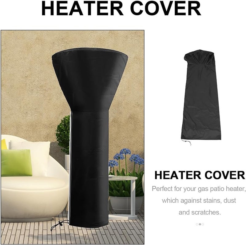 Waterproof 210D Oxford Cloth Patio Heater Cover 221X85X48Cm For Garden And Porch - Image 4