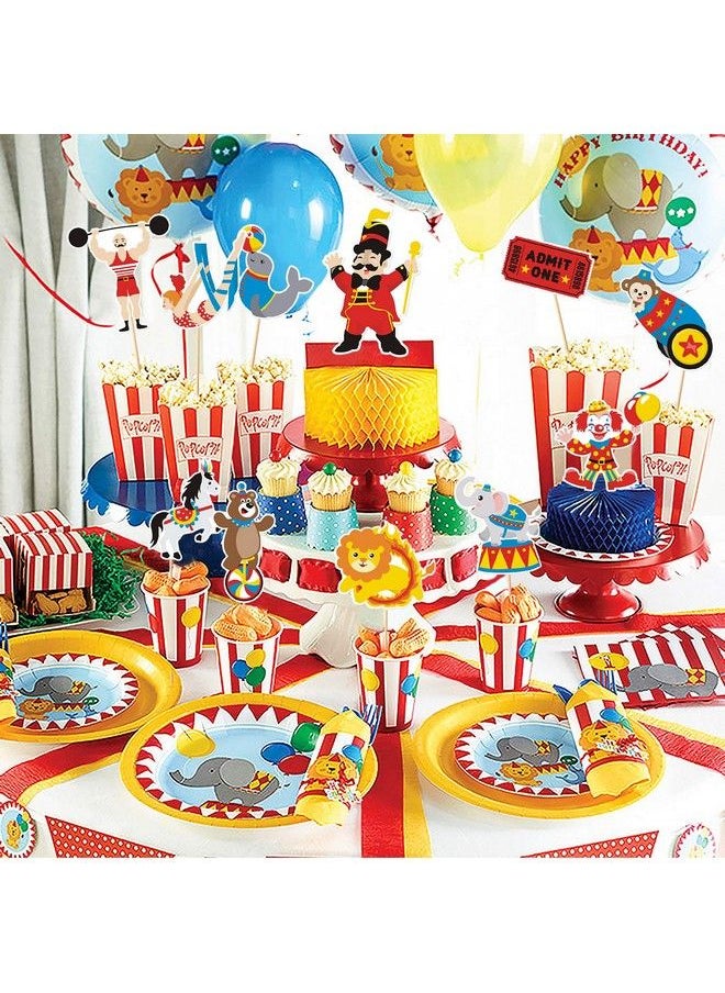 Faisichocalato - 26 Pieces Carnival Cutouts Party Supplies Circus Theme Birthday Party Favors Circus Animals Clown Performers Carnival Party Decoration - Image 1