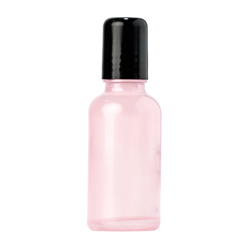 Pink Perfume Bottle Glass Spray Bottle Fine Mist Screw Cap Essential Oil Dropper Sub-Bottling Watering Can Press Emulsion Bottle - Image 1