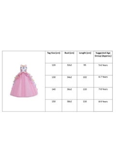 We Happy Girls Unicorn Floral Birthday Party Dress Princess Tutu Costume  - Image 5