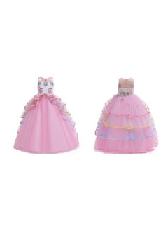 We Happy Girls Unicorn Floral Birthday Party Dress Princess Tutu Costume  - Image 2