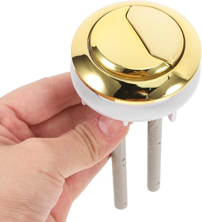 استبدال زر مرحاض مزدوج الطرد ABS زر ضغط دائري سهل التركيب مقاوم للشيخوخة - Image 4