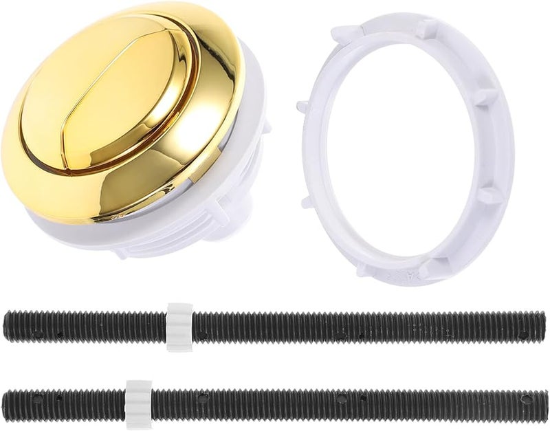 استبدال زر مرحاض مزدوج الطرد ABS زر ضغط دائري سهل التركيب مقاوم للشيخوخة - Image 1