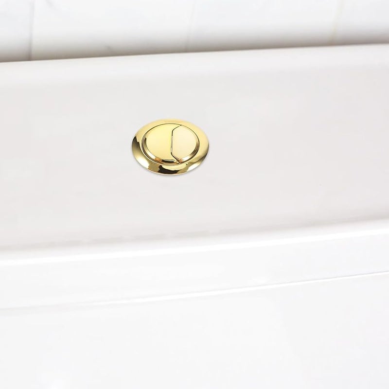 استبدال زر مرحاض مزدوج الطرد ABS زر ضغط دائري سهل التركيب مقاوم للشيخوخة - Image 5