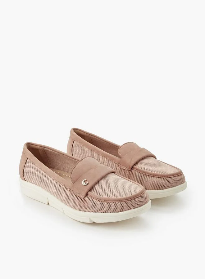 Le Confort Women Textured Slip-On Loafers