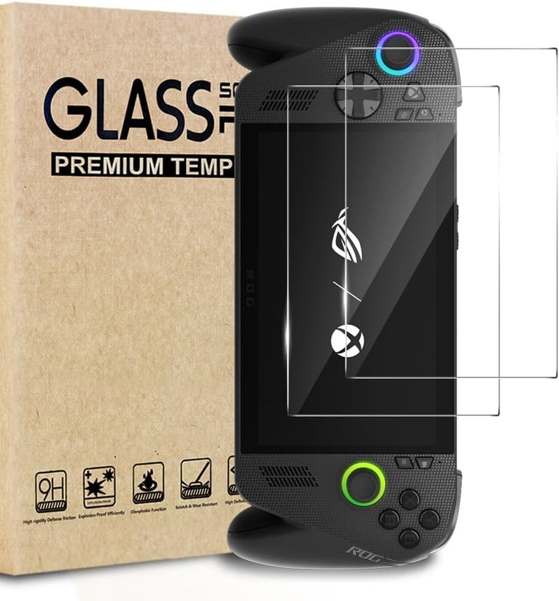 SJet 2 Pack Screen Protector for ASUS ROG Xbox Ally X/Xbox Ally 2025 / ROG Ally X 2024 / ROG Ally 2023 7 inch
Tempered Glass, Transparent Ultra HD, Anti-Scratch, Anti-Fingerprint - Image 1