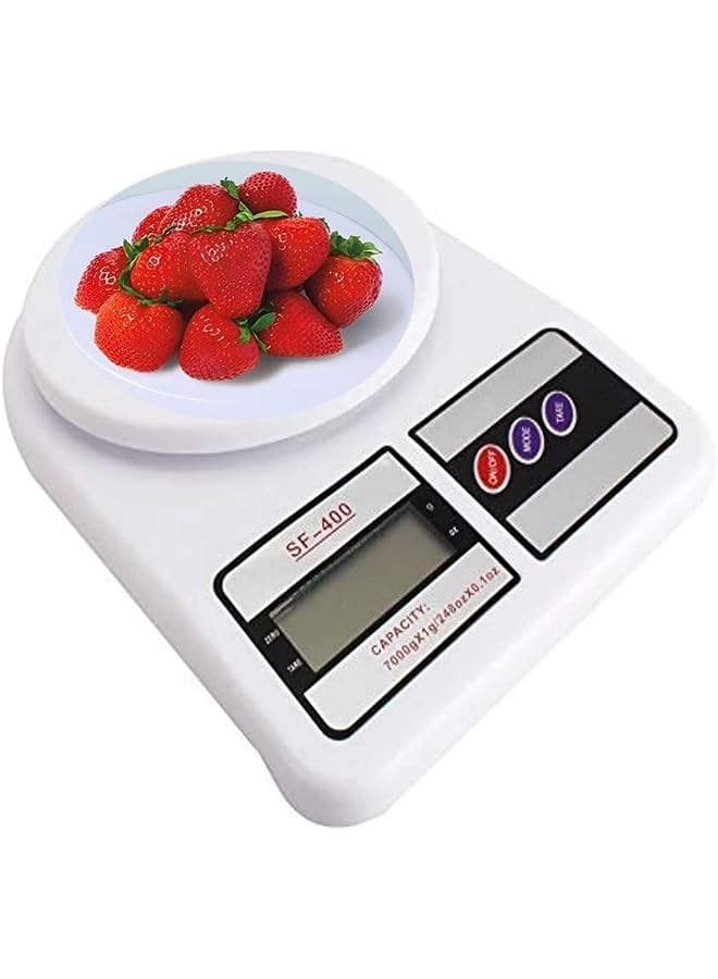 melfi Multifunctional Electronic Kitchen Scale - Digital Display with Auto-on & off System Gadget for Cooking-Baking, Capacity 7 to 10 Kg - Image 1