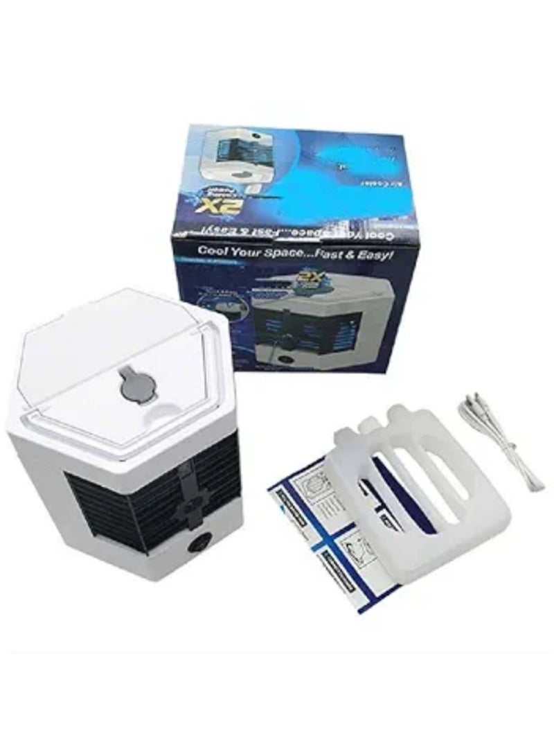 أركتيك أير مبرد هواء محمول سعة 240 مل، مكيف هواء صغير محمول، مبرد هواء للمساحة الشخصية، مكيف هواء بمنفذ USB، مرطب هواء، منقي هواء 3 في 1 - Image 2