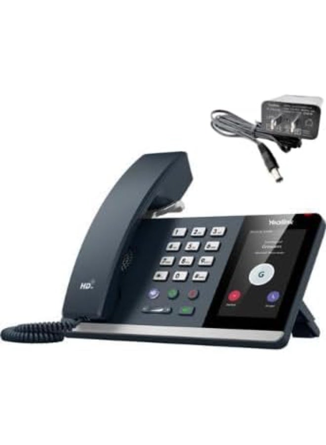 Yealink MP54-TEAMS-PSU-E2 - PoE - Android 13-4 inch (480 x 800) capacitive Touch Screen - Power Adapter Included - Image 1