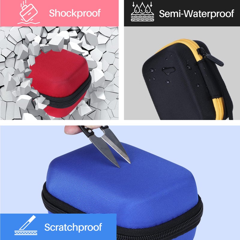 Lebakort Storage Case Compatible with KODAK PIXPRO WPZ2 Rugged Waterproof Shockproof Dustproof Digital Camera (Black + Yellow Case) - Image 5