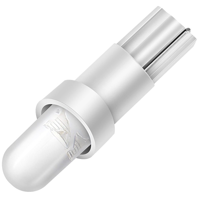 cciyu 20 Pack T5 Wedge 1 LED Car Auto Dashboard Gauge Side Light Bulb Lamp 37 58 70 73 74 White 12V - Image 4