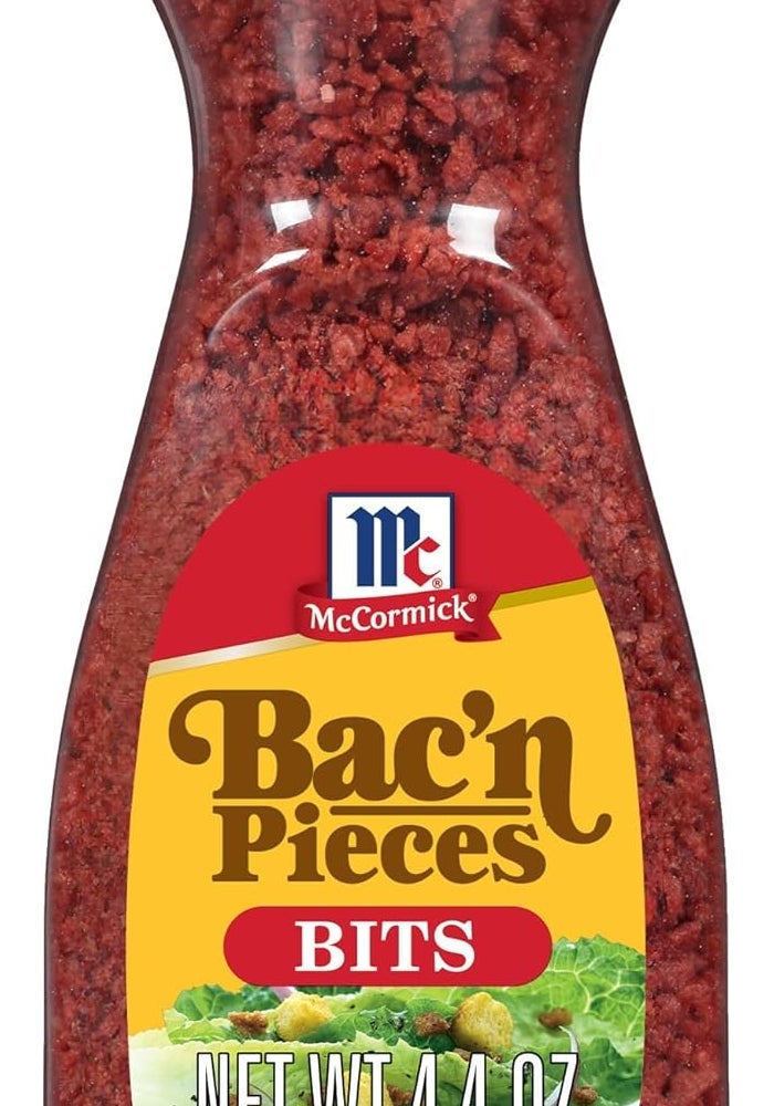 McCORMICK قطع بيكون بنكهة بيكون من مكورميك، 4.4 أونصة - توبينغ بيكون نباتي مقلد - Image 1