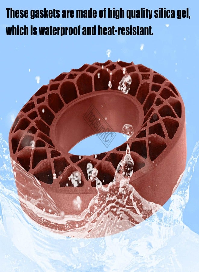 hopsupRC RC 1.9" Wheel Tires Waterproof Silicone Tire Insert for 1/10 SCX10 90046 AX103007 SCX10 II SCX10 III TRX4 TRX6 Gen7 8 D90 VS4-10 MST CFX,Silicone Fit Inner Filler Upgrades Part.(Brown) - Image 3