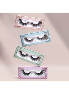 MAGEFY 12 Pairs False Eyelashes Fluffy Volume Long Faux Mink Lashes Natural Look 4 Styles Wispy Fake Eyelashes Soft Reusable Eyelashes With Lashes Boxes (12 Pairs 4 Styles)  - Image 4