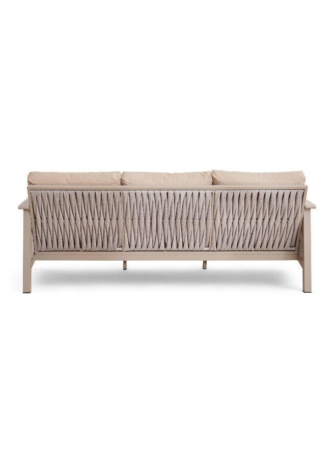 Pan Home Auraam Outdoor Sofa Set 3+1+1+Ct -Beige - Image 1