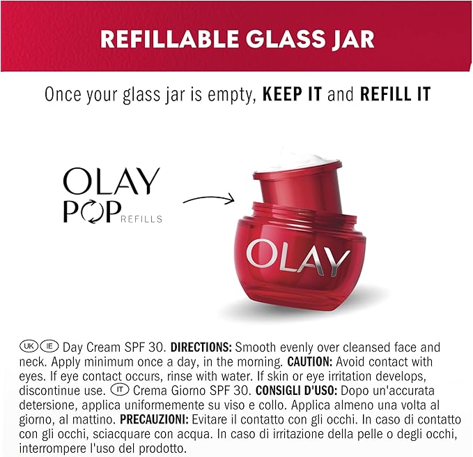 Olay Regenerist Night Face Cream AntiWrinkle Active Firming Skincare Moisturiser with Antiageing Niacinamide and Peptides Firms Restores and Hydrates Fragrance Free 50ml - Image 4