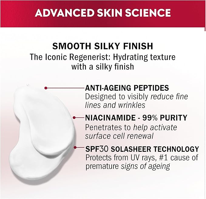 Olay Regenerist Night Face Cream AntiWrinkle Active Firming Skincare Moisturiser with Antiageing Niacinamide and Peptides Firms Restores and Hydrates Fragrance Free 50ml - Image 3