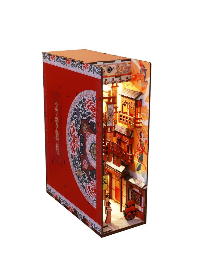 Bluejw DIY Cabin Collection Pavilion 3D Three-dimensional Assembled Model Creative Handmade Book House Micromodel Birthday Gift - Image 1