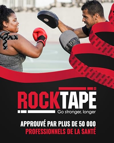 Rocktape Kinesiology Tape for Athletes (Navy Blue, 2-Inch x 16.4-Feet) - Image 3