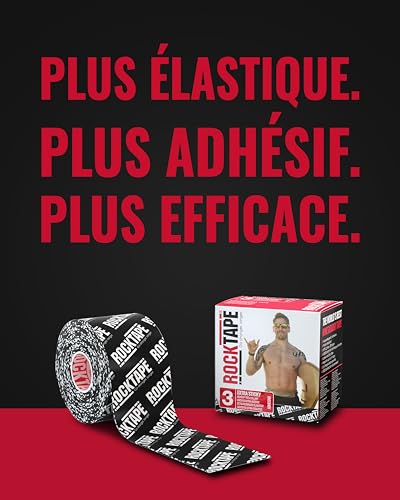 Rocktape Kinesiology Tape for Athletes (Navy Blue, 2-Inch x 16.4-Feet) - Image 4