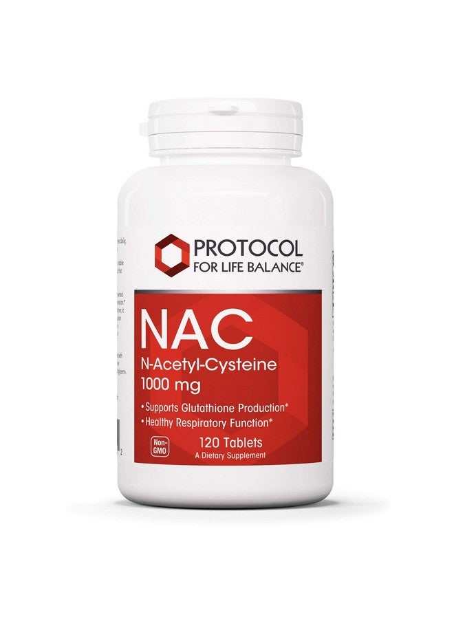 Protocol For Life Balance Protocol Nac Nacetyl Cysteine 1000Mg Glutathione Production  Respiratory Function 120 Tabs - Image 2