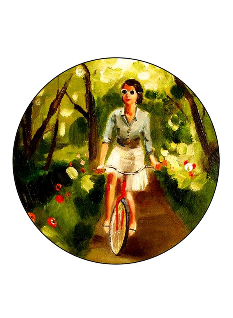 Woman Printed Mouse Pad Multicolour