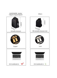 HUIMSWARM Barber Supplies Barber Clippers Backpack for Barber,with 1PCS Barber Cape&Barber Brush,Large Capacity,Pure Copper Zipper,Water Proof,Barber Accessories of Professional Hair Cutting Tools Backpack  - Image 2