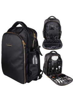 HUIMSWARM Barber Supplies Barber Clippers Backpack for Barber,with 1PCS Barber Cape&Barber Brush,Large Capacity,Pure Copper Zipper,Water Proof,Barber Accessories of Professional Hair Cutting Tools Backpack  - Image 5