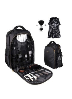 HUIMSWARM Barber Supplies Barber Clippers Backpack for Barber,with 1PCS Barber Cape&Barber Brush,Large Capacity,Pure Copper Zipper,Water Proof,Barber Accessories of Professional Hair Cutting Tools Backpack  - Image 1